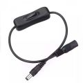 DC Male to Female Power Switch Cable Connector 30cm. 