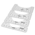 Tshirt Ruler Placement Ruler Guide Vinyl T-Shirt Alignment DIY Tool. 