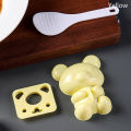 Cartoon Bear Kids Rice Ball Maker Mold Onigiri Mold 3D Bento Box Sushi Kitchen Tools Gadgets Sanwich Decoration Cutter Gift. 