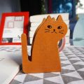 【NEW】 Lovely Office Tape Dispenser Vintage Wooden Cartoon Animal Shape Desktop Tape Cutter, 4 Shapes Cat/Pigeon/Squirrel/Whale. 