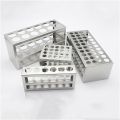 Stainless Steel Test tube stand for 10ml tubes. 