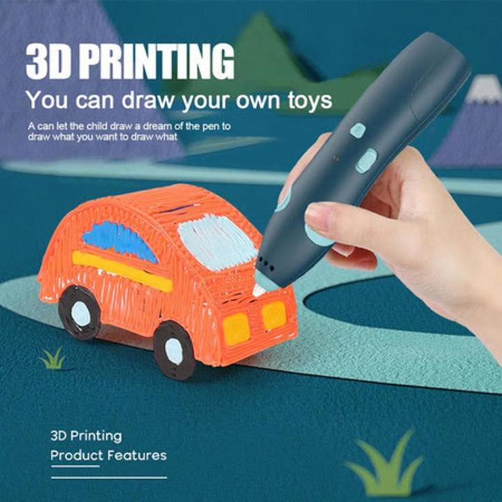 3D Pen USB Charging 3D Printing Pen High Temperature 3D Graffiti Painting Pens Creative Toy Gift For Kids
