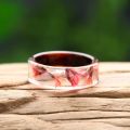 【Heartbeat Girl Store】1PC New Design Handmade Wood Rings Flowers Plants Landscape Inside Fashion Anniversary Ring Gifts. 