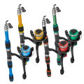 Folding Ultralight Spinning Reel 5.2:1 Spinning Fishing Reel Carp Line Roller. 