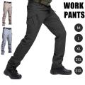 Mens Cargo Pants Work Trousers Soldier Tactical Combat Outdoor Pant Workwear - Functional and Stylish. 