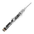 2 PCS Clarinet Absorbent Brush Cleaning Stick Brush Inner Wall Cleaning Brush Black Tube Brush Instrument Care Tool. 