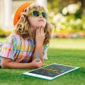 Original Imported LCD Writing Tablet and drawing tablet with multicolor writing Electronic Slate E-writer Digital Memo Pad Erasable Writing Board Learning Toys And Gadgets For Educational And Daily Life Routine Notebook Purpose for kids - 8.5 Inch. 