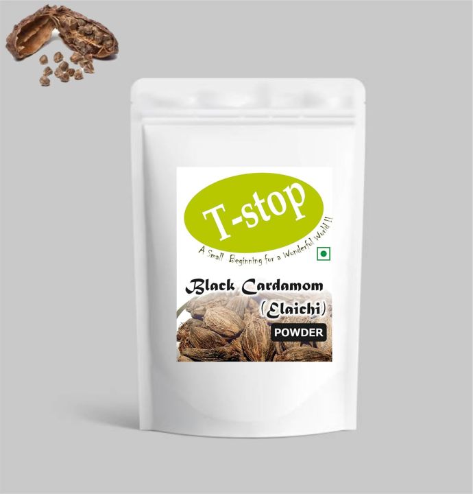 Black Cardamom Kaale Elaichi Masale Powder 100 Gram
