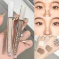 1/3pcs Set Facial Liquid Contour Stick 3D Cement Grey Nose Shadow Cream High Gloss Brighten Highlighter Bronzer Concealer Makeup BruberryBe. 