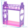 NYT Plastic Bunk Bed W/ Ladder 1:6 For Barbie Doll'S House Dollhouse Furniture. 