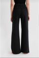 Highwaist Black Wide Leg Denim Jeans for Women - Stylish, Comfortable, Flattering Fit. 