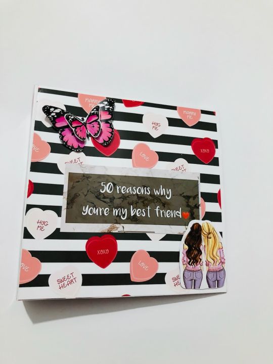 50 reasons why you are my best friend scrapbook | special album for best friend | friendship quotations