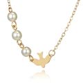 Albatross Bird Pearl Choker Necklace- Lovely Chain for Girls and Women. 