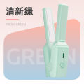 Usb Plug-In Mini Hair Straightener Straight Curling Dual-Purpose Electric Curling Iron Does Not Hurt Power Generation Splint Dormitory Portable Bangs. 