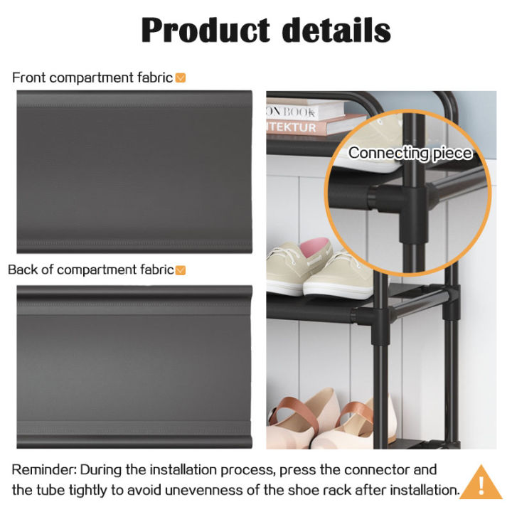 Adjustable%20Shoe%20Rack%20Organizer%20With%20Storage%20Shelf%20-%20Image%204