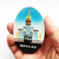 【HOT】 Saudi Arabia Travelling Fridge Magnets Holy Cities Medina And Mecca Tourism Souvenirs Fridge Stickers Home Decor Wedding Gifts. 