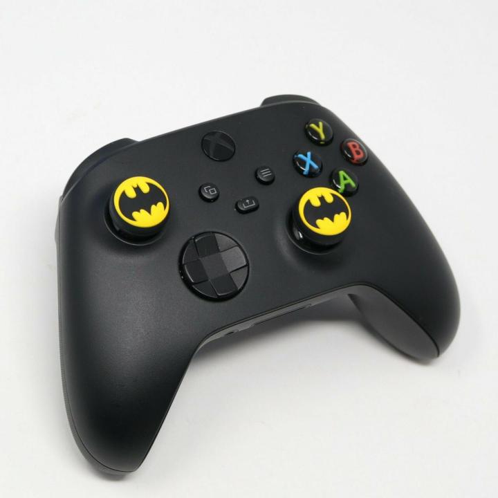 Pack of 2pc Batman Controller Thumb Grip Caps - For Sony PlayStation Thumb Grips PS5 / PS4 / XBOX One X / S Joystick Controller Skin Caps
