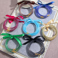 【Hengli jewelry story】JUST FEEL ALL WEATHER Glitter Jelly Bracelets Filled Silicone Plastic Round Women Friendship Bracelet 5Pcs Set. 