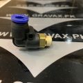 PL Elbow Air Connector Pneumatic Fitting Quick Fittings 1/8" Male Thread pipe size 6mm PL6-01 Push In. 