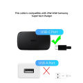 Original Samsung S20 Plus Super PD Fast Charging Cable 3A 25W USB C to Type C Line 1/1.5/2M For Galaxy Note 10/20/10+/10plus S20+. 