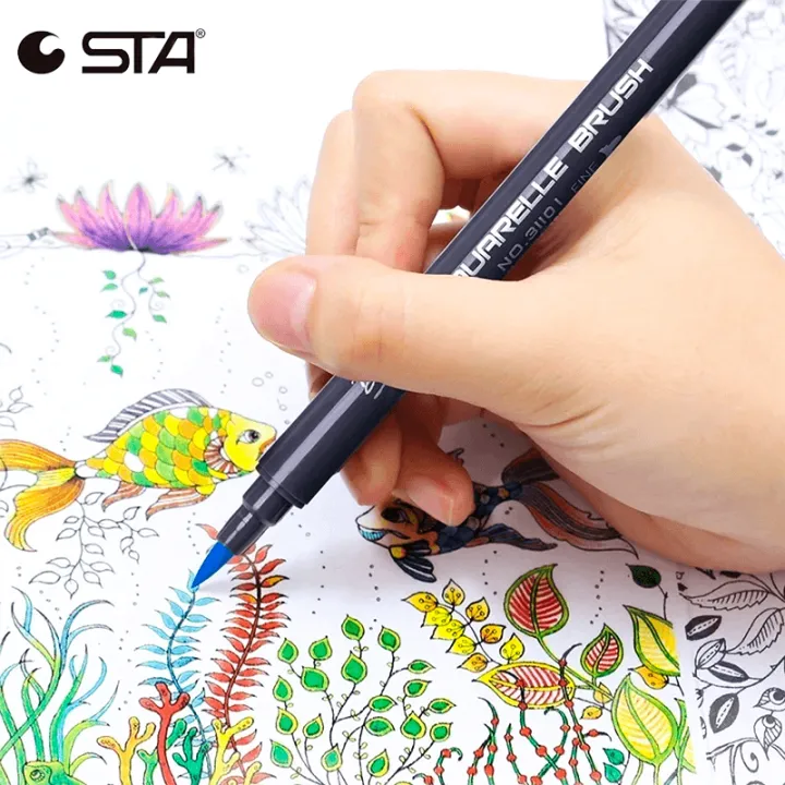 STA%20Dual%20Side%20Water%20Brush%20Pen%20Marker%20Set%20of%2012,%2024,%2036%20&%2048%20Colors%20-%20Image%205