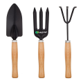 Garden Tool Set - 3 Piece Gardening Kit with Wooden Handles - Shovel, Rake, and Spade – Moji Mall. 