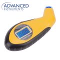 Advanced 100% Tested New Portable Digital Car Tire Tyre Air Pressure Gauge Meter LCD Display Manometer Barometers Tester for Car Truck Motorcycle Bike Backlit LCD and Anti-Skid Grip for Easy Accurate  5-100 PSI Safety  Diagnostic Tool Car Styling Detector. 
