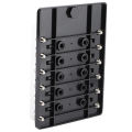 Fuse Box Replacement 12-Way Blade Block Holder With LED. 