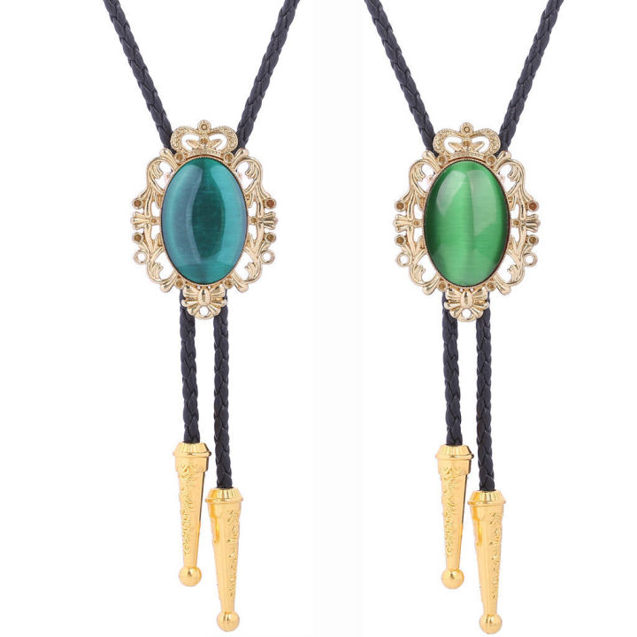 New cosplay Dazai blue decoration collar rope American Western cowboy bolo tie