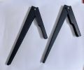 2 Pcs Heavy Duty Folding Shelf Brackets,Robust Foldable Wall Shelf Support Bracket for Bench Table,Bookshelf,Work Bench with Install Screws, 4 Sizes Available 8, 12, 15, 18inch. 
