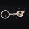 Real Whistle Sound Turbo Keychain Spinning Turbine Key Chain Ring Keyring. 