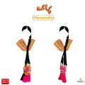 Traditional Punjabi Girls Paranda Designs, Colorful Women Hair Parandi, Hair Extensions For Females, Handcrafted Ladies Hair Fashion Accessories, Balon K Liye Parranda, Bridal Hair. 