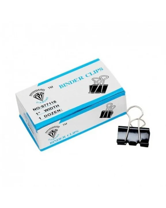 Pack%20of%2012%20-%20Binder%20Clip%201%20inch%20Width%2025%20mm%20-%20Image%202
