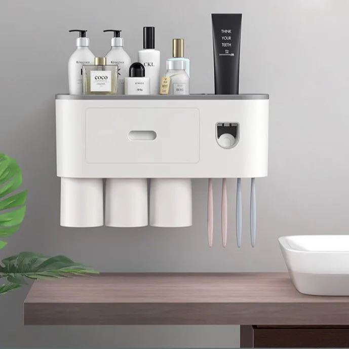 Dustproof%20with%20Super%20Sticky%20Suction%20Pad%20Wall%20Mounted%20Toothbrush%20Holder%20and%20Automatic%20Toothpaste%20Dispenser%20-%20Image%2010