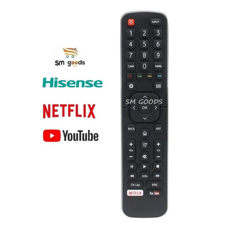 HISENSE  Smart Android LED TV Remote with NETflX & YouTub Button