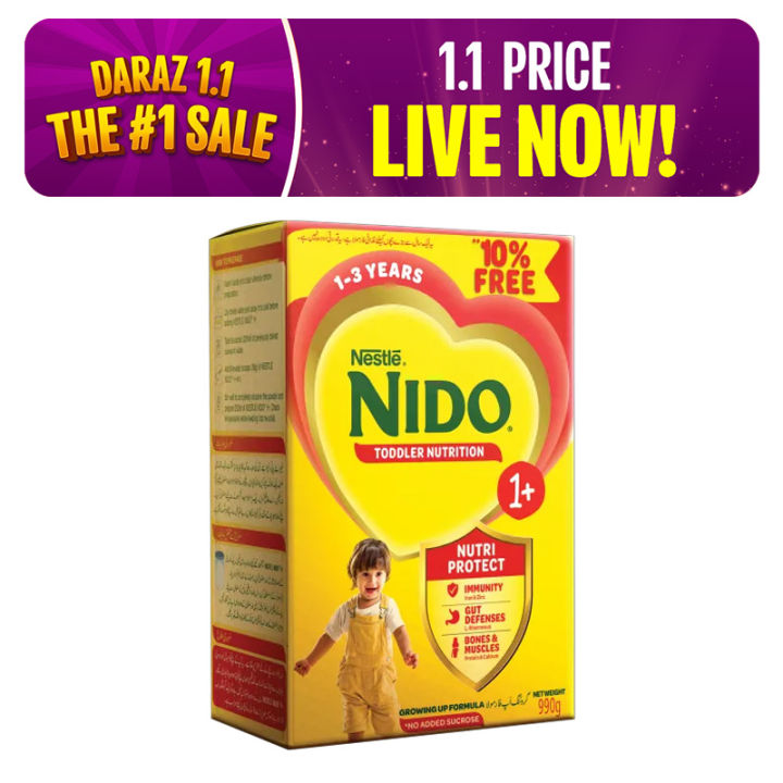 NIDO 1+ Promo Pack 990g