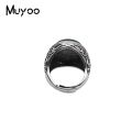 New Arrival Dragon Eye Cat Eyes Handmade Glass Dome Sauron Eye Jewelry Adjustable Vintage Rings. 