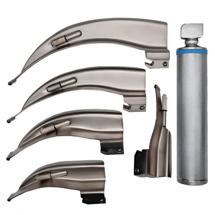 Laryngoscope%20A%20Set%20Of%205%20Heads%20With%20Case%20Specifically%20Designed%20For%20ENT%20Doctors,%20Surgeon's%20-%20Image%202