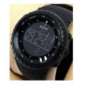 Black Rubber Digital Watch For Boys - Black. 