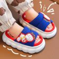 Authentic Ultraman Spring and Autumn Children's Linen Slippers Boys Indoor Non-Slip Platform Big Middle Children Baby Sandals. 