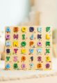 Wooden ABC puzzle set for Kids - Learning educational toy - 3D Puzzle board. 