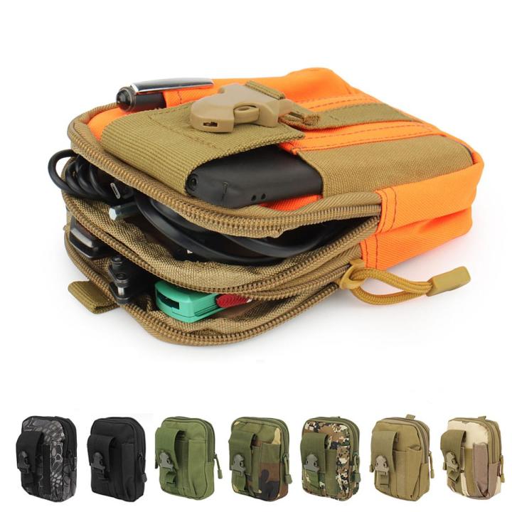 Men Outdoor Waist Bag Tactical Pouch Belt Small Pocket Military Waist Pack Running Travel Camping EDC Tool Bags