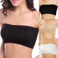 1 Piece - Girls Seamless Shoulder-less Bra-  Non Padded  Bras - Strapless Tube Bra for Ladies. 