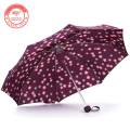 RST Manual 5 folding mini pocket umbrella Women sun resistant  light umbrella girl portable Outdoor windproof Umbrella lady waterproof travel umbrella. 