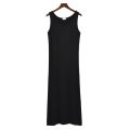 Modal Summer New Long Dress Casual Women's Dress Korean Style Vest Skirt plus Size Sleeveless Dress Women. 