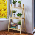 New Wooden Plant Stand 2tire & 3Tier Foldable Flower Pot Display Solid Wood Floor Shelf Rack Two-Three layer Storage Balcony Folding Flower Stand. 
