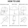 (ROYALSTYLE) Fully Open Close Automatic Folding Umbrella for Rain and Sun Protection High Quality Portable Three Steps Folding Umbrella Latest Style Umbrella For Unisex. 