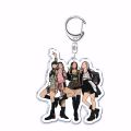 Popular Korean Fashion Kpop Girls Band Keychain for Women Man Bag Accessories Bag Key Chain Ring Keychains Jewelry Fans Gift. 
