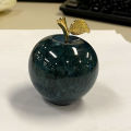 2 Inch Handmade Marble Apple Set - Decorative Paperweight for Home & Office. 