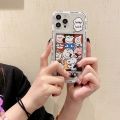 Olige Case For Realme 9i C35 C31 C25s C25 C21Y C21 C20 C20A Narzo 30A 20 8 7 Pro C17 C15 C12 C11 C2 X50 X7 Pro X60 7i 6 5 5i 5s XT Cartoon Trend Straight Edge Shockproof Tpu Cute Snoopy Couple Soft Phone Cover. 